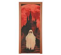 Gotico Vampiro Castello caduta porta copre 35x79 In estate porta banner Decorazione del partito e forniture per la casa M