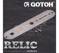 GOTOH CP10 Chitarra Control Plate Compatibile TELECASTER Aged Chrome W/Screws