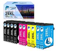 GoToners 29XL Cartucce di ricambio per Epson 29 XL per Epson Expression Home XP-342 XP-352 XP-235 XP-245 XP-255 XP-332 XP-335 XP-345 XP-355 XP-432 XP-435 XP-442 XP-445 XP-452 (10 Pack)