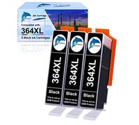 GoToners 364XL Cartucce Compatibili per HP 364 XL Nero per Deskjet 3520 3070A 3522 3524, Officejet 4620 4622, Photosmart 5510 5520 5522 5524 B110 B109 B209 5514 5515 6510 6520 7520 (3 Nera)
