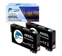 GoToners 405 XL Cartucce compatibili per Epson 405XL, colore nero, per Workforce Pro WF-3820 WF-3825 WF-4820 WF-4825 WF-4830 WF-7830 WF-7835 WF-7840 (2 Black)