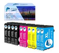 GoToners 604XL Cartucce compatibili con Epson 604 XL per Expression Home XP-3200 XP-3205 XP-4200 XP-4205 XP-2200 XP-2205, Workforce WF-2910 WF-2930 WF-2935 WF-2950 (604XL 10 Confezione)