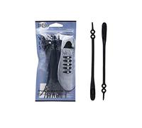 Gotosee Moda 14 Pcs Lacci Silicone Lazy Tie-Free per Scarpe - Rotondi per Sneakers - Unisex Arcobaleno, Nero - Taglia Unica