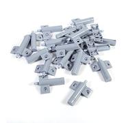 GOTOTOP Ammortizzatore per Porta da 20 Pezzi, fermaporta per serrande Chiuse per armadietti da Cucina(Grigio)