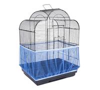 GOTOTOP Copertura Gabbia Uccelli, Grande Gonna Gabbia Uccelli Universale Nylon Uccelli Pappagallo Gabbia per Pappagallo Parrucche Ara Inseparabile Africano(Blu)