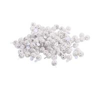 GOTOTOP LED Palloncino Luce 100 Pezzi LED Lampada a Sfera Flash per Carta Lanterna Palloncino Luce Festa di Nozze Decorazioni(Bianco)