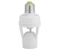 GOTOTOP Portalampada a LED E27, Presa per Interruttore della Luce Base Regolabile per sensore di Movimento a infrarossi AC 110-240V
