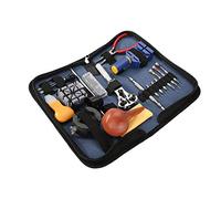 GOTOTOP Set di strumenti per la riparazione di orologi, con custodia