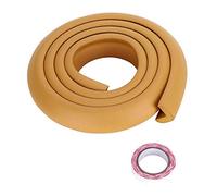 GOTOTOP Strisce paraurti per bambini 2M, protezione per bordi e angoli a prova di bambino, tampone di sicurezza per mobili e tavoli (marrone)