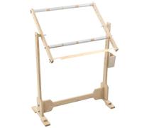 GOTOTOP Telaio da ricamo con supporto in legno da tavolo con supporto Telaio da ricamo in legno 100cm regolabile in altezza 52-79cm