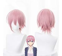 Gotoubun No Hanayome Ichika Nakano Parrucche Cosplay 30cm Capelli lisci sintetici Perucas Parrucca costume anime KUZW014a