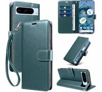 GOTOURED Custodia a portafoglio per Google Pixel 8Pro con blocco RFID | Pelle PU, custodia a libro, cavalletto, cinturino da polso, 3 slot per schede, tasca per contanti, chiusura magnetica