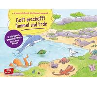 Gott erschafft Himmel und Erde. Kamishibai Bildkartenset.: Kamishibai Bildkartenset. 5 Minuten Geschichten aus der Bibel. Die Schöpfungsgeschichte für ... in KITA, Grundschule & Gemeinde