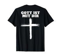 Gott Ist mit dir Glaube an Gott (Auf Dem Rücken) Maglietta
