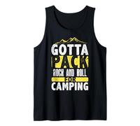 Gotta Pack Rock And Roll per Il Campeggio Canotta