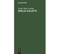 Gotth Ephr Lessing Emilia Galotti (Copertina rigida)