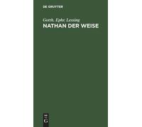 Gotth Ephr Lessing Nathan Der Weise (Copertina rigida)