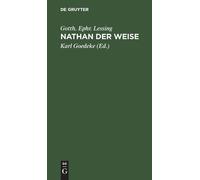 Gotth Ephr Lessing Nathan Der Weise (Copertina rigida)
