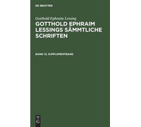 Gotthold Ephrai Gotthold Ephraim Lessing: Gotthold Ephraim Le (Copertina rigida)