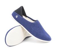 Gottstein Linen Slip-on Pantofole per Uomo e Donna - Pantofole in lino con suola in gomma per interni ed esterni - Scarpe vegane Ink Blue Mele | 39, Ink Blue Mele, 39 EU