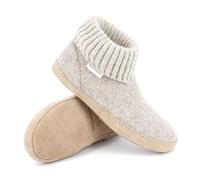 Gottstein Scarpa Dakota in 100% lana vergine - Pantofole in feltro per uomo e donna, beige., 41 EU