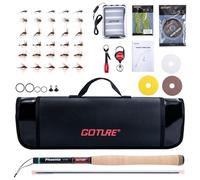 Goture Canna da pesca Tenkara da 3,6 m, set completo di canne Tenkara per principianti, fibra di carbonio 24T, facile da lanciare, flessibile, durevole, leggera e compatta