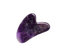 Gouache Ametista Massaggiatore in Pietra Naturale Rullo di Giada Gua Sha Set SPA Guazzo di Cristallo, Tipo 1 decorazione della stanza (Color : Type 5)