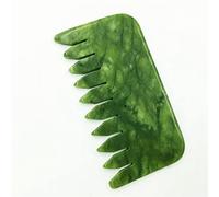 Gouache Raschietto Pietra Naturale Gua Sha Massaggio Pettine Testa Corpo Meridiano Raschiando Riflessologia Circolazione Sanguigna Strumenti di Terapia di Giada 1 Pz (Color : 18)