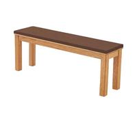 GOUBO Cuscino per Panca Personalizzato 54 x 122 cm con Fondo Antiscivolo Cuscino Panca Panchina Parte Inferiore Antiscivolo per da Giardino, Patio, Finestra a Bovindo, marrone