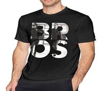 GOUDIDAO Brothers Osborne Rum Men's Short Sleeve T-Shirts Tops Man Leisure Crew Neck Shirts Black S