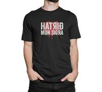 GOUDIDAO Hatari Hatrid Mon Sigra Men's T Shirt To Black M