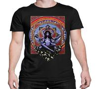 GOUDIDAO Kali | Goddess of Time | Creation | Horror | Shiva | Cool T Shirt | Cotton Osom | Swag | Yolo | Dope | Interesting Men's Short Sleeve T Shirt Black 3XL