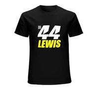 GOUDIDAO Lewis Hamilton 44 Men Top T Shirt Black S
