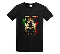 GOUDIDAO Limei Canelo Alvarez Logo Cotton T-Shirt Funny Top Graphic Tee for Men Black S