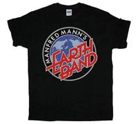 GOUDIDAO Manfred Mann'S Earth Band Logo T Shirt 10Cc The Alan Parsons Project Saga Black XL