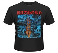 GOUDIDAO Men's Bathory Blood On Ice T Shirt Black XXL