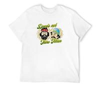 GOUDIDAO Men's Dave's Not Here Man T-Shirts White L