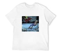 GOUDIDAO Men's Faction Greatest Grinds Mike Fisher T-Shirts White M