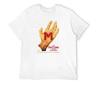 GOUDIDAO Men's Fritz Langs M Peter Lorre T-Shirts White L