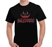 GOUDIDAO Men's Halloween Spooky Scary Popular Design Tee Mens Top T-Shirts Black XXL