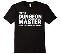 GOUDIDAO Men's I'm The Dungeons Master Your Fate Is in My Hands T Shirt Black M