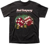 GOUDIDAO Men's Kaif Bad Company - Straight Shooter - T-Shirt Black L