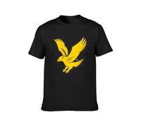 GOUDIDAO Men's Lyle And Scott Cotton T Shirt Black 3XL