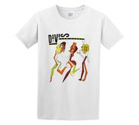 GOUDIDAO Men's Men Miles Davis Star People Collars Cotton T Shirt White M