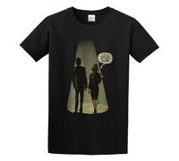 GOUDIDAO Men's Printed X Files Scullys Darkest Secret Print T Shirt Black M