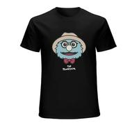 GOUDIDAO Vintage Puppet History Merch The Professor Summer Top Mens T Shirt for Men Black L