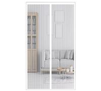 GOUER Magnetica per Zanzariera 170x230cm Magnetico Pieghevole Tenda Anti Zanzare Facile Montaggio Camerette per Bambini, Bianco