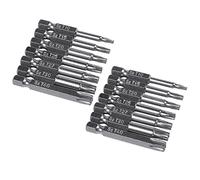 Goufride 14PZ Set di Punte per Trapano Cacciavite Un Punte Cacciavite Magnetico Un 1/4 di Pollice Utensili Un Gambo Esagonale con Foro Un Un Cinque Punte Foro