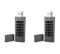 Goufride 2 chiavette USB sicure, 32 GB crittografate chiavette USB con password hardware con tastiera U Disk Flash