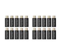 Goufride 20Pcs USB Type-C Data Blocker Prevenzione Genere Cambiamento Connettore USB-C Connettore Adattatore per il Blocco della Sincronizzazione dei Dati